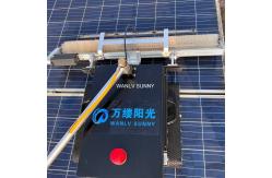 China WLS-7 1100mm Width Remote Controlled Track Crawling Photovoltaic Panel Cleaning Brush supplier