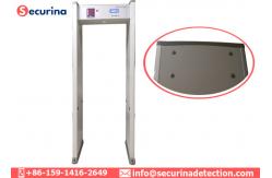 China Airport Metal Detector Body Scanner 40 Hours Continuously 6 Detecting Zones supplier