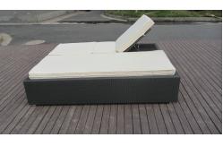 China PE Rattan Adjustable Lounge Chair , Modern Foldable Chaise Lounge supplier
