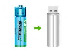 China Lightweight Rechargeable Lithium Batteries 1.5V 5 AA 1000mAh CE/ROHS Approval supplier
