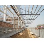 Galvanized Prefabricated Steel Shed Construction Customized Dimension for sale