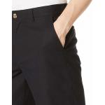 Black Drawstring Mens Linen Shorts 10In Inseam for Spring and Autumn