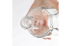 China ODM 500ml 700ml 750ml Round Liquor Glass Bottle With T Sealing Cork supplier