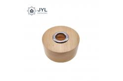 China Antibacterial Wooden Perfume Cap , Moistureproof ISO9001 Bottle Cap Wood supplier