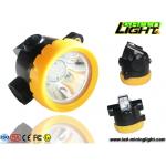 Waterproof 200mA 0.93w 117lum Rechargeable LED Headlamp for sale