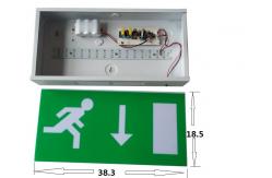 China Running Man Rechargeable LED Exit Signs Wall Surface Mounted , CE Certification supplier