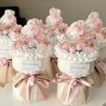 Variety Dolls Plush Flower Bouquet Hello Kitty Valentine's Day/ Year/Birthday Gift for Kids for sale