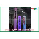 Led Lighting Outdoor Inflatable Decorations Pillar For Event / Party / Wedding for sale