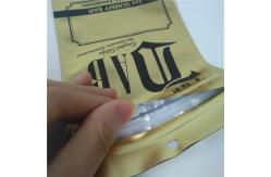 China Custom Printed Stand Up Pouch Packaging Glossy Surface Finish Cbd With Window supplier