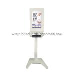21.5 Inch Floor Standing Lcd Hand Sanitizer Kiosk for sale