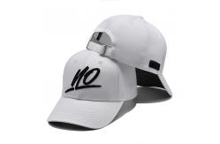 China Custom Size Unisex 3D Embroidered Baseball Hat Flat Shape supplier
