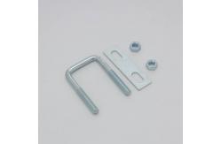 China M12 U-shaped Square Clamp Right Angle U-shaped Bolt Square Tube Clamp supplier