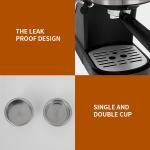 1000W Multifunction Coffee Machine Cappuccino Latte Stainless Steel Espresso Coffee Maker