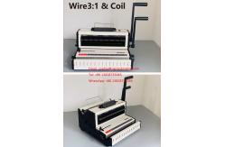 China 3/1 2/1 Wire Coil Binding Punching Machine For F4 Paper supplier