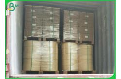 China Straw craft paper Black Star Printed 60gsm Kraft Paper Roll 15mm Width supplier
