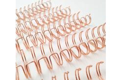 China 11.1mm Metal Spiral Double Loop Binding Wire O For A4 Notebooks supplier