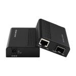 Mini 10G Media Converter Unmanaged SFP+ Fiber Optic To 10GBased-T Rack Mountable for sale