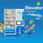 Large Capacity Automatic Snack And Beverage Vending Machine 800w