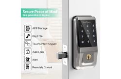 China Security Wifi Alarm Smart Touchscreen Intelligent Door Lock Homesafe Security supplier