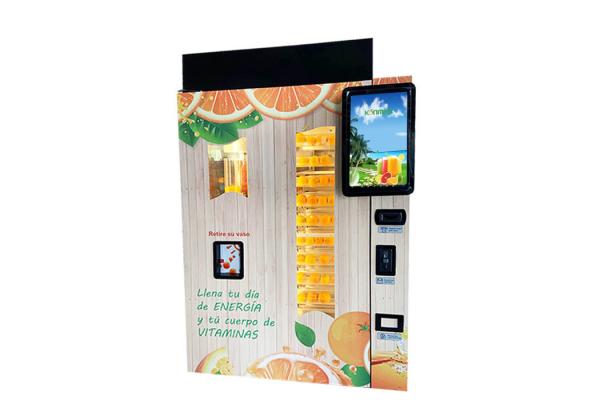 Durable Scan Code Payment Fresh Juice Vending Machine With CE Certification