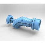 Hydro Power Tubular Turbine Generator with Fixed Blade / Movable Blade Type for sale