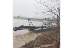 China Advanced 12 Inch Slurry Dredging Boat With Diesel Engine For Dredging Project supplier