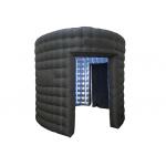 Newest Booth With Colors Changing LED Light Inflable Double stitching inside and out for sale