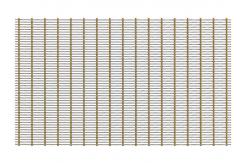 China Decoration Architecture Ceiling Wire Mesh Panels With Crimped Wire Pattern supplier