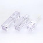 Plastic lip gloss tube cosmetic packaging container empty lipgloss tube with wands
