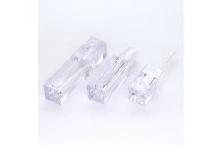 China Plastic lip gloss tube cosmetic packaging container empty lipgloss tube with wands supplier