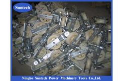 China Nylon Sheave 120x30mm 5KN Single Wheel Stringing Blocks For Conductor supplier