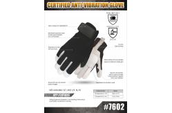 China Leather Mechanical Vibration Resistant Gloves For Tool Handling supplier