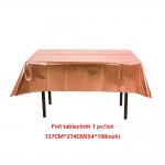 OEM Waterproof Polyester Aluminum Foil Printed Tablecloth for sale