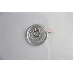 300# Silver / Golden Tin Can Lid Easy Open End 0.21 - 0.23 mm Thicknes for sale