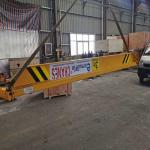 Low Headroom Electric Overhead Travelling Crane 3 Ton Grab Overhead Crane for sale