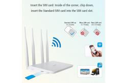 China Home 4G LTE Router 300Mbps Unlocked 4x5dBi External Antennas supplier
