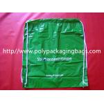 White Lightweight Plastic Drawstring Backpack Bags For Mobile Phone / Handphone for sale