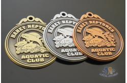 China Custom Engraved 2D Model Medals Antique Gold / Silver / Copper Plating supplier