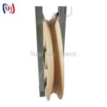 Overhead Line Cast Steel Frame Wire Cable Pulling Conductor Stringing Pulley Blocks for sale