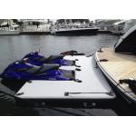 Drop Stitch Float Platform Inflatable Yacht Slides Watercraft Dock Customized Size for sale