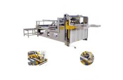 China Pneumatic Driven Carton Folding Gluing Machine , Semi Automatic Box Folder Gluer Machine supplier