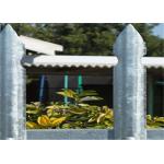 3.2m D Profile Wrought Iron Galvanized Palisade Fencing for sale