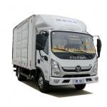 Factory Supply  4X2  FOTON 150HP Truck Van Trucks Cargo Van Truck With 4.2Meter Cargo Boxes for sale