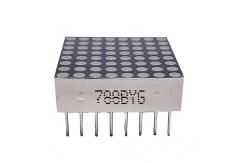 China PART 8X8 20 MM YELLOW-GREEN LED MATRIX supplier
