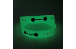 China Factory Custom Silicone Bracelet Festival Activity Party Concert Event Gift Noctilucent Night Glow Silicone Wristbands supplier