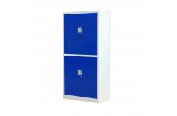 China Knock Down Blue Stainless Steel 2 Drawer File Cabinet supplier