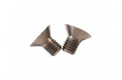 China Customized High Quality Titanium Countersunk Cross Screw Titanium Flat Head Screws supplier