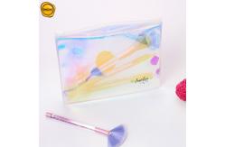 China EVA TPU Waterproof Laser Holographic Make Up Bag Pouch Transparent supplier