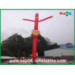 Dancing Air Puppets Inflatable Air Dancer / Attractive Mini Inflatable Smile Air Tube Man For Wedding for sale