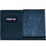 Multifunction Smart Creative Pu Leather Usb Wireless Charging Pen Holder Desktop